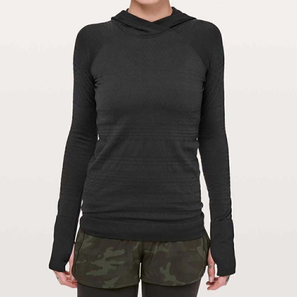 Lululemon Black Rest Less Hoodie Pullover